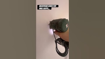 WALL LIGHT HACK #electricalwork #drill  #tools #lights  @metabouk6489