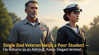 ( Single Dad Veteran Helps a Poor Student — Years Later, The Boy Returns as an Admiral..... )