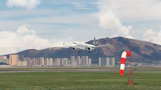 Cathay Pacific A321-271NX | Butter Landing in HKG/VHHH 25L | MSFS2020