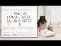 CONSULTA EN VIVO CON XIMENA, TERAPEUTA NUTRICIONAL, SOBRE DIETA CETOGÉNICA, PALEO, SALUD FUNCIONAL