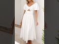 Sweetheart Neck Puff Sleeve Dress - New Arrival