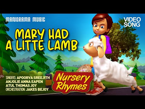 Mary Had A Litte Lamb | English Nursery Rhymes | Jakes Bejoy | Children Rhymes