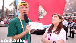 Taking Money From Fans at VidCon 2017 #AskAdler @AdlerDavidson