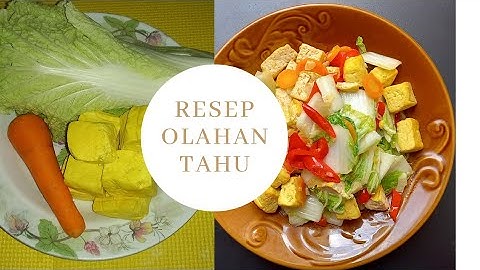Resep Tumis Sawi Putih Tahu pedas || resep masakan Simple mudah praktis