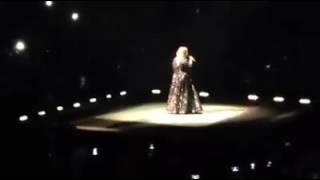 "Hello," by Adele (Key Arena in Seattle, July 2016)