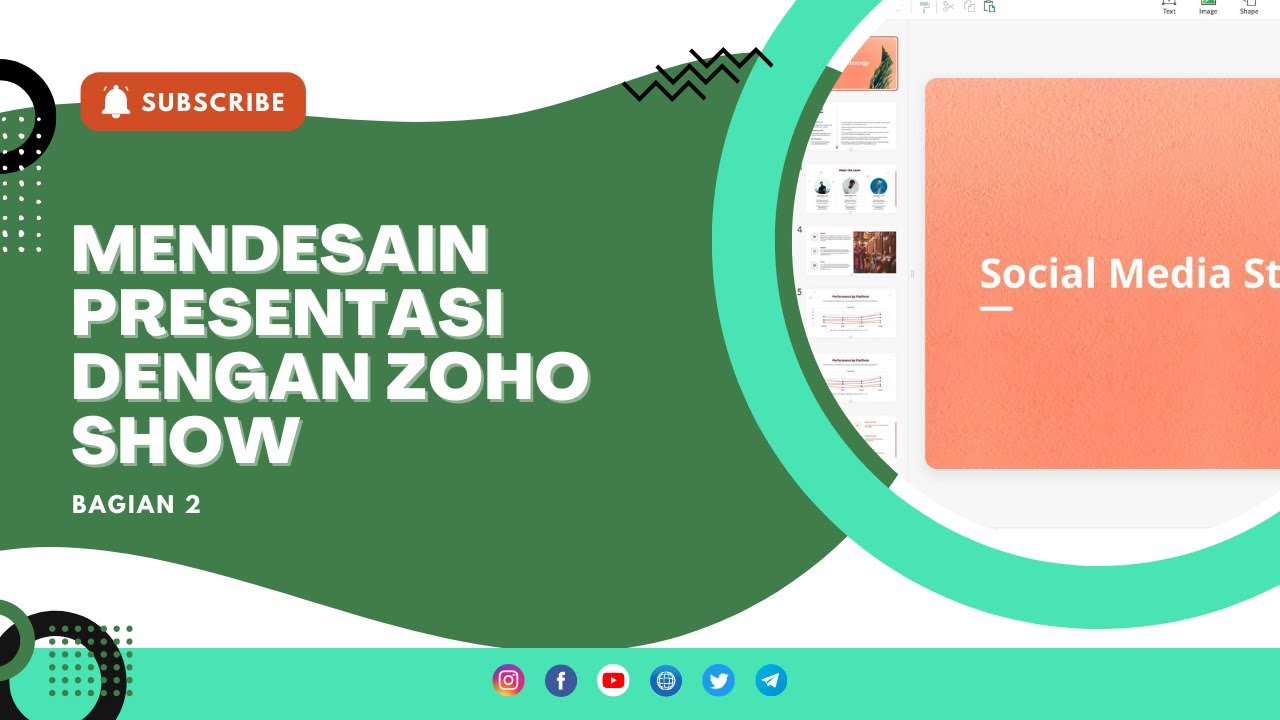 MENDESAIN PRESENTASI DENGAN ZOHO SHOW - YouTube