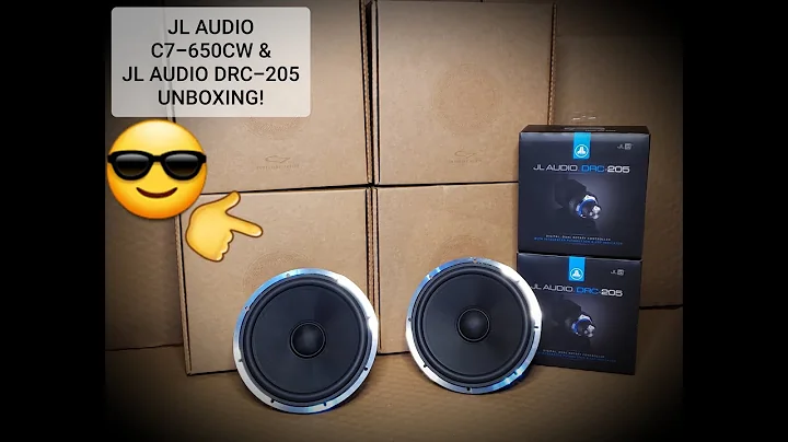 JL AUDIO C7-650CW & JL AUDIO DRC-205 UNBOXING