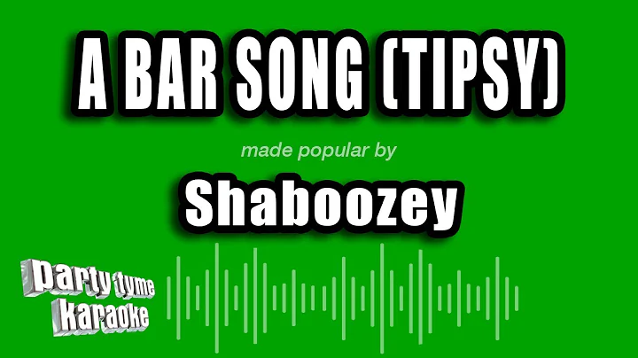 Shaboozey - A Bar Song (Tipsy) (Karaoke Version)