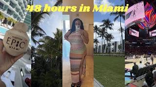 48 hours in Miami | NBA Game, Rooftop Pool, Nikki Beach, Kimpton Hotel, Amor Lounge. Mastros Dinner