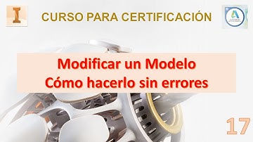 Modificar un Modelo en Autodesk Inventor 2020.