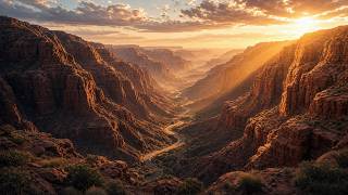 1 Hour Soft Canyon Ambient Music | Warm Desert Echoes for Sleep, Stress Relief & Peaceful Focus