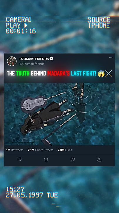 👿 THE TRUTH BEHIND MADARA'S LAST FIGHT 😱⚔️ #madara #fight #truth #narutoshippuden #animeshorts