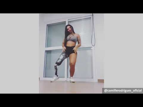 Brazilian Para swimmer Camille Rodrigues showcases her dance moves