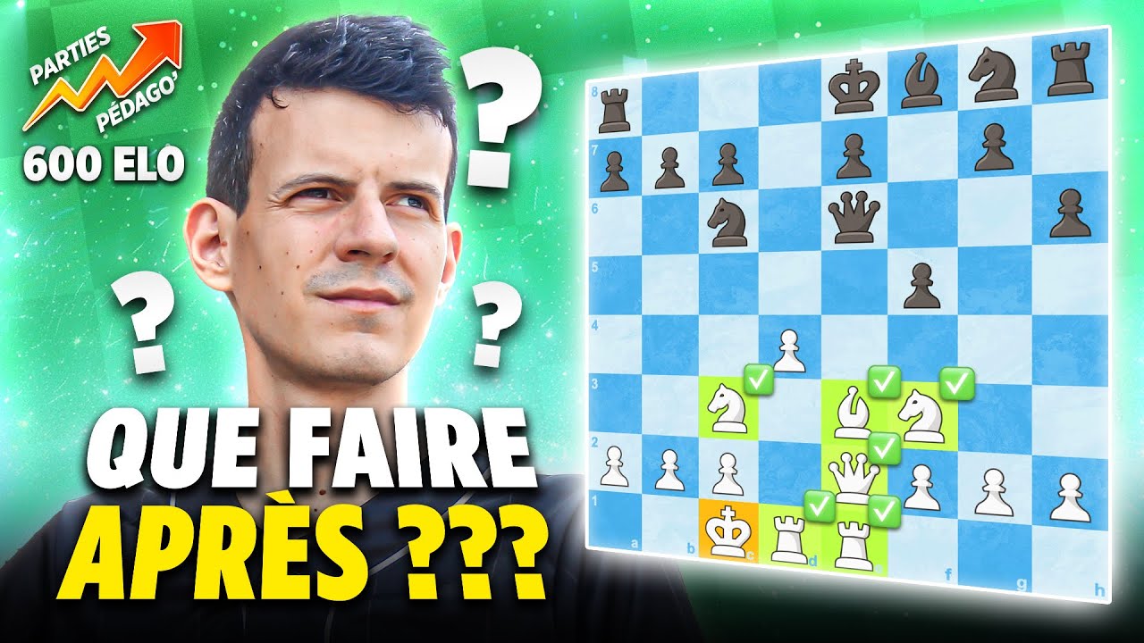 Tu as fini ton ouverture ? Voici EXACTEMENT quoi faire ensuite ♟️