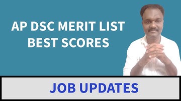 AP DSC MERIT LIST  BEST SCORES  #freshersjobs