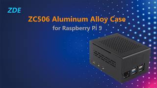 Zde Zc506 Aluminum Case For Raspberry Pi 5