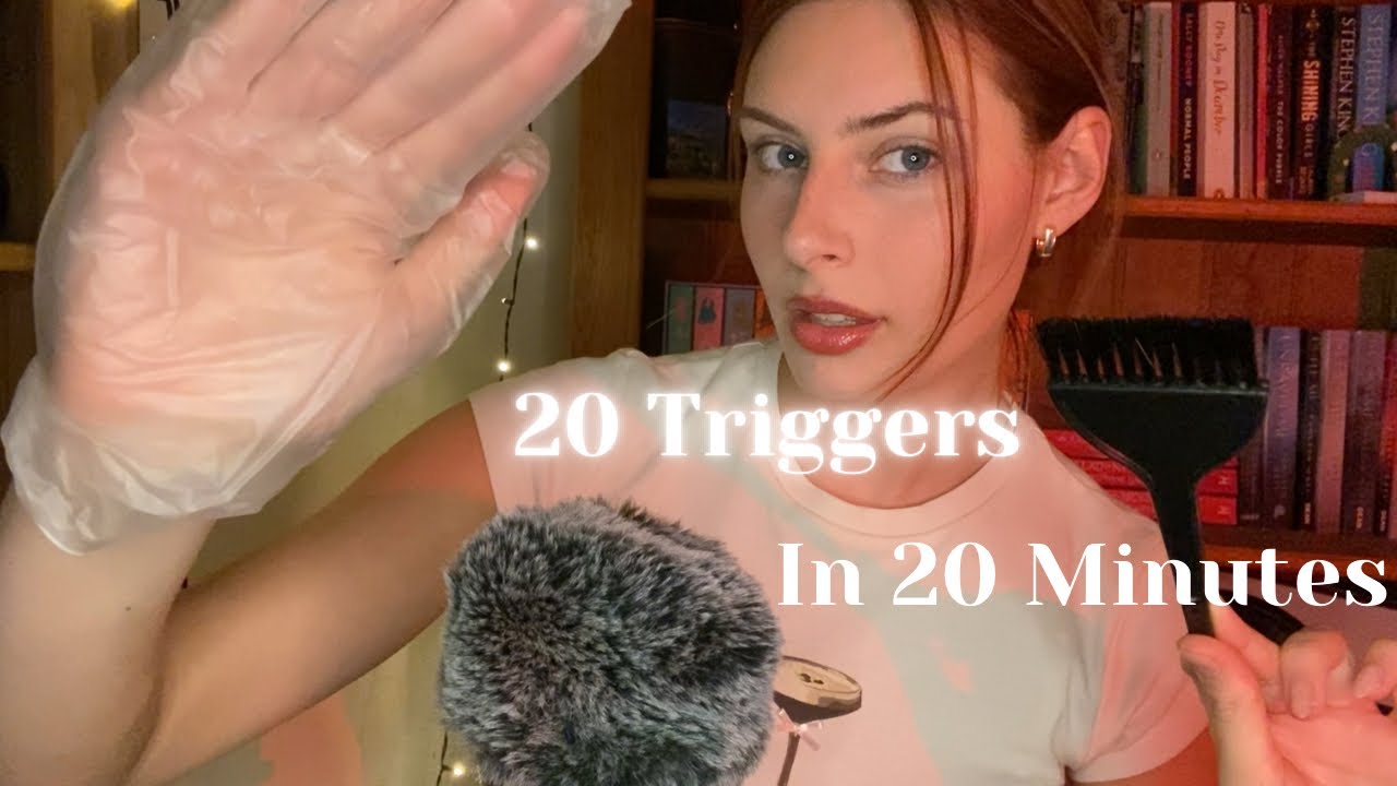 ASMR 20 Triggers In 20 Minutes 💕 Random Trigger Assortment with Minimal Talking