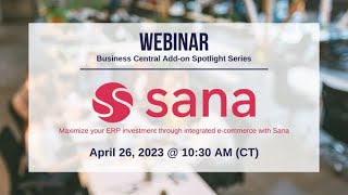 Business Central Add-on Spotlight Series | Sana Commerce