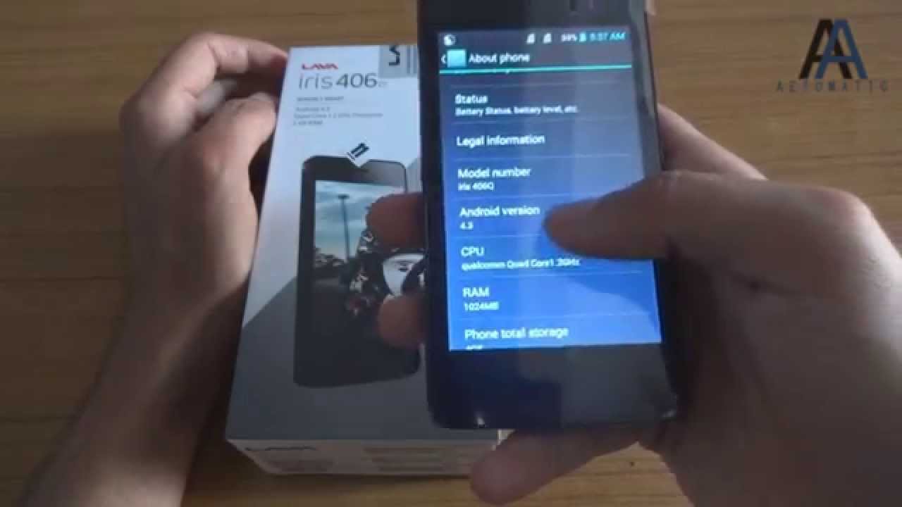 Lava Iris 406Q Unboxing (A 7,000 Rupees phone with 1GB RAM and Snapdragon chipset)