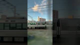 JR大阪〜尼崎の車窓（青空も綺麗）