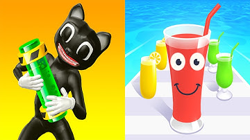 Monsters Lab VS Juice Run - All Levels Gameplay Android, ios (Part 5)