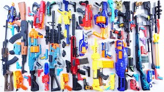 Collecting Tembakan 7 Sniper Rifles 5 AK47 GUN 2 M16 GUN NERF GUN KAR98 SNIPER NERF MEGA BALL GUN