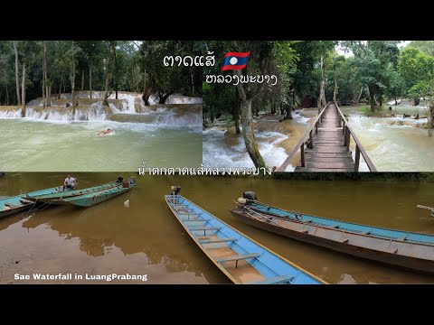 ງົດງາມນ້ຳຕົກຕາດແສ້ທີ່ຫລວງພະບາງ/งดงามน้ำตกตาดแส้ เมืองหลวงพระบาง/ Wonderful Sae waterfall in LPB