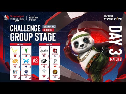 [ย้อนหลัง] AP Free Fire | Snapdragon Mobile Challenge Group Stage | ซีซัน 3 วันที่ 3 แมตช์ที่ 8