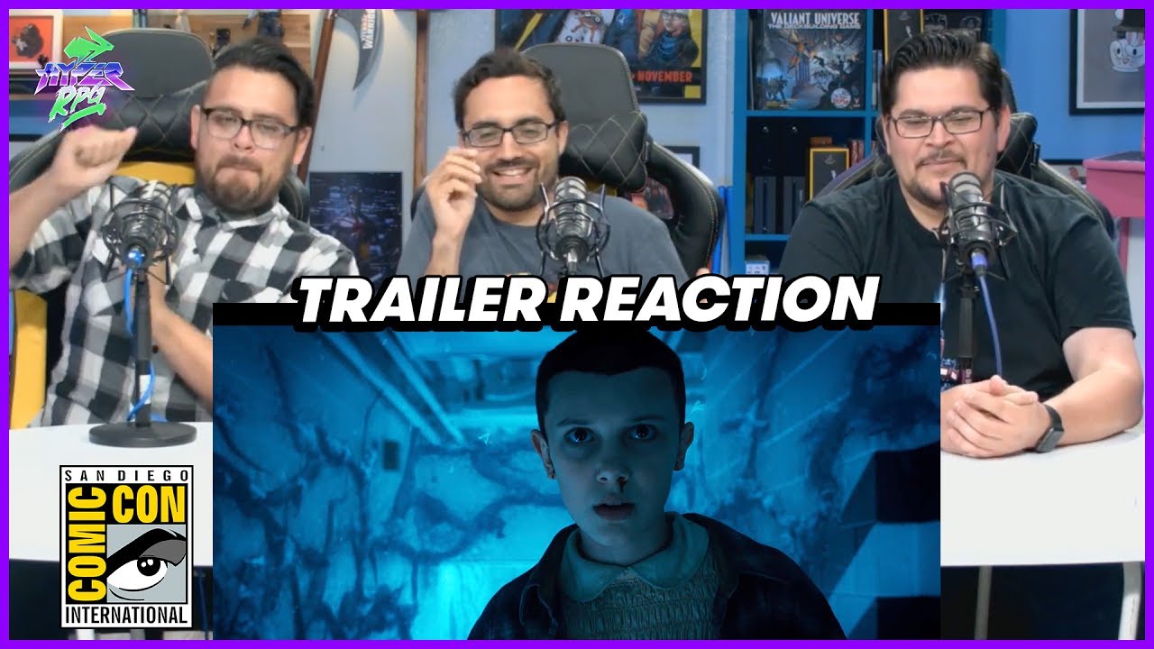 Stranger Things Season 2 Comic Con Thriller Trailer Reaction