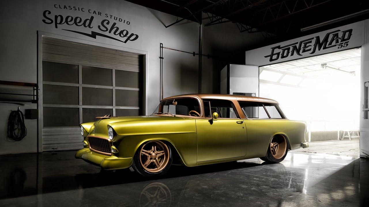 Gone Mad 55 Nomad Beauty and Exhaust Walk Around YouTube