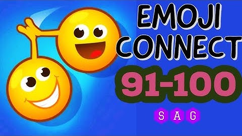 EMOJI CONNECT Puzzle Game level 91 92 93 94 95 96 97 98 99 100