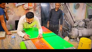 Mirror Glass Frosting Workingfrosting Mirror Glass Wala Shisha Kaise Banaye Full Video Glass Art.
