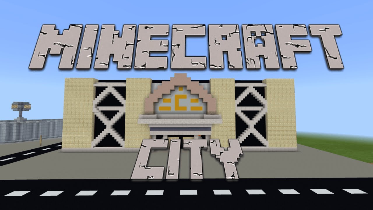 Minecraft city #4 . build a cinema !
