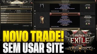 NOVO TRADE - Sem Site, 100% dentro do Jogo! - Path of Exile 2