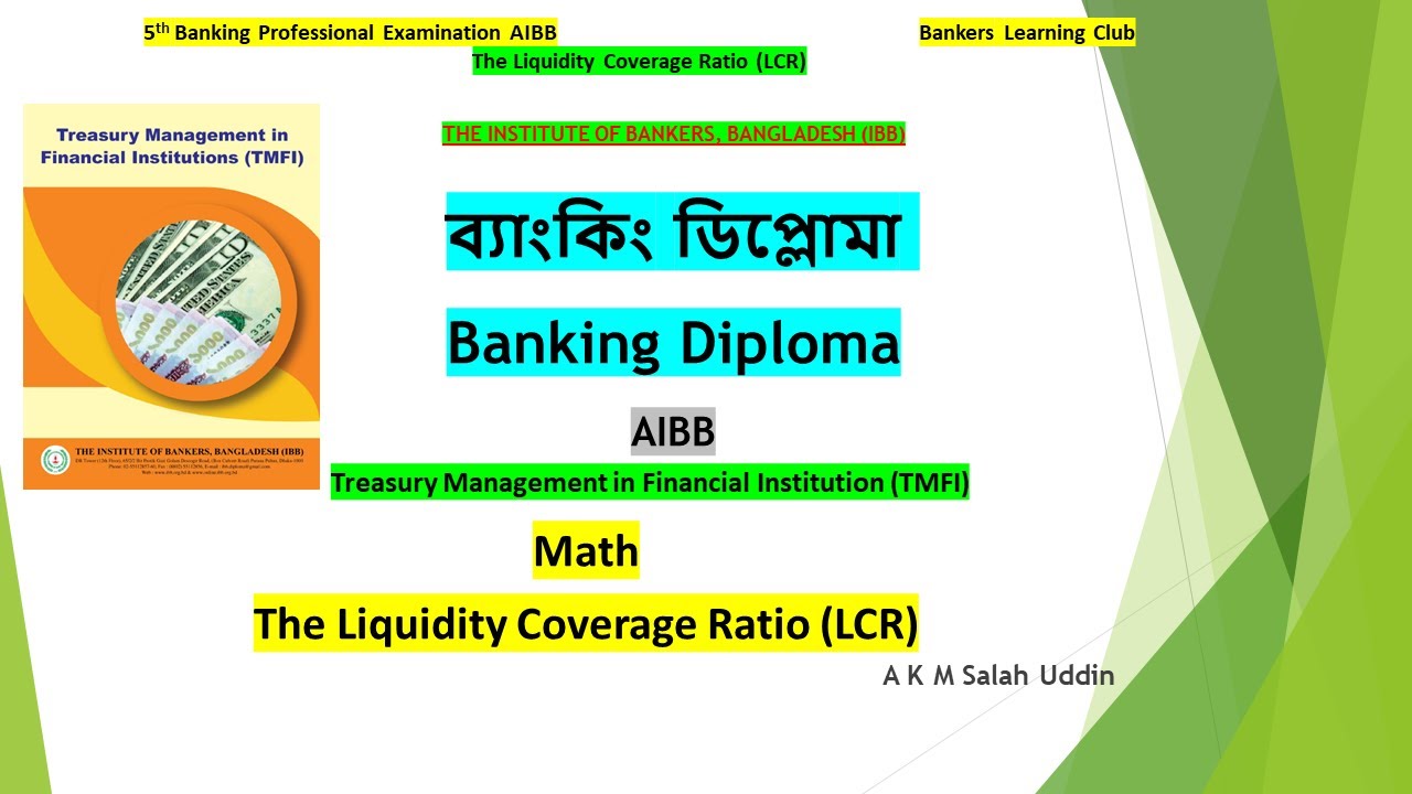 5th Banking Professional Examination,Treasury Management, Liquidity ...