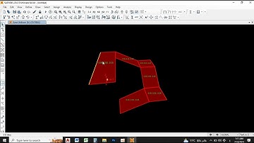 طريقة تصميم سلم 3 قلبات باستخدام برنامج  (SAP 2000 v 20)