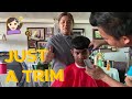 HAIRCUT DAY | CANDY & QUENTIN | OUR SPECIAL LOVE