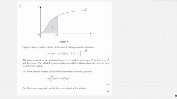 edexcel IAL Math past paper (C34 June 2014 Q12)