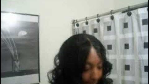 My first invisible part quickweave.