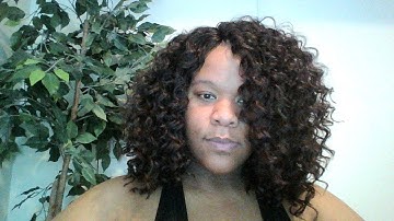 Freetress Presto and Model Model Spiral Deep Curl Crochet / Latch Hook Braids Knotless Part