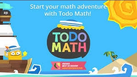 Todo Math: Play and Learn from Counting to Multiplication - Best iPad app demo for kids