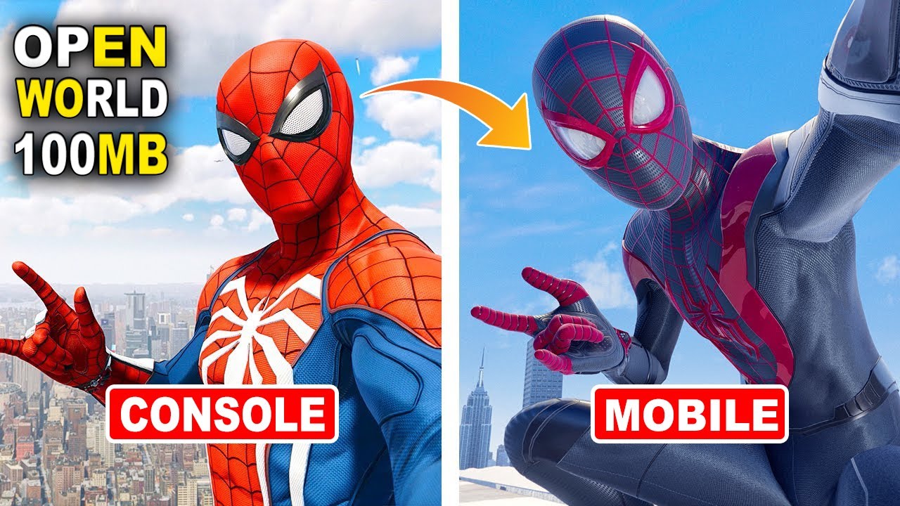 Top 10 Best Spider Man Games For Android 2022  High Graphics Spiderman  Games (Online/Offline) 