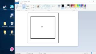 Tutorial on the perfect Square with MS Paint