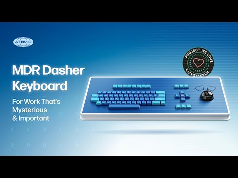 MDR Dasher Keyboard: For Work That's Mysterious & Important
