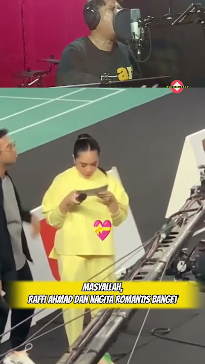 moment raffi ahmad bisikin sesuatu ke nagita | so sweet banget