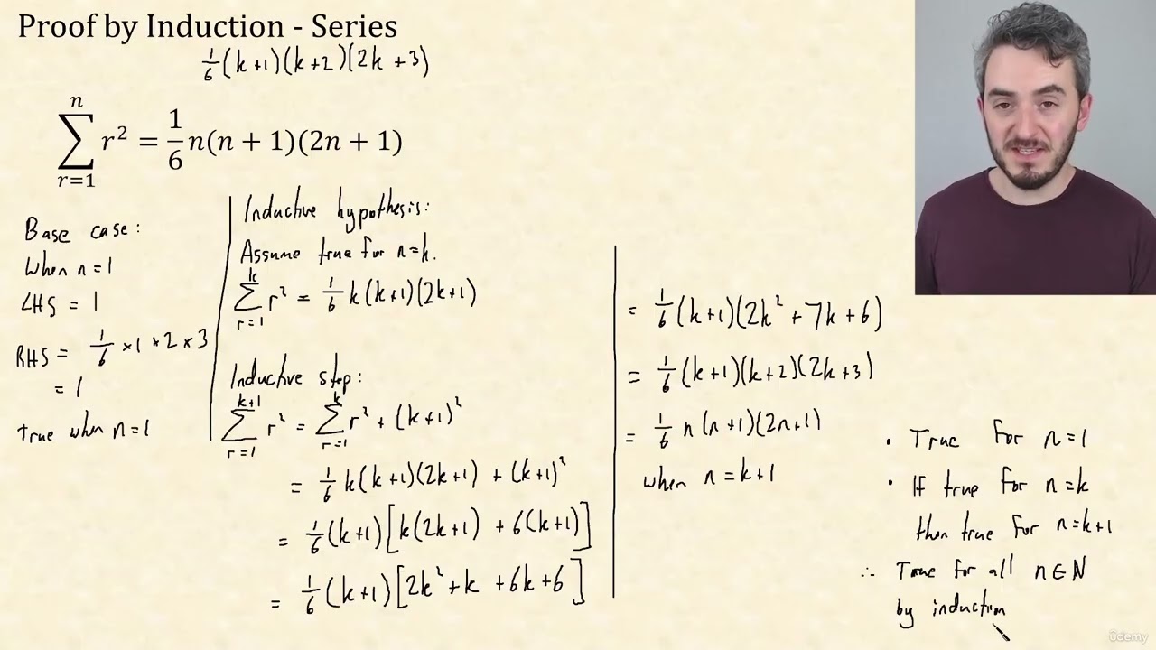 2 - Series in Proof by Induction - Part 2 | CIE A Level Further Pure Mathematics 1 9231