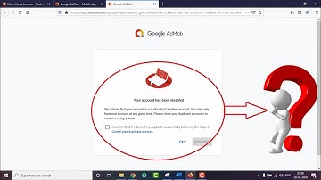 Your account has been disable | How to cancel duplicate admob account |AdMob Duplicate account Issue