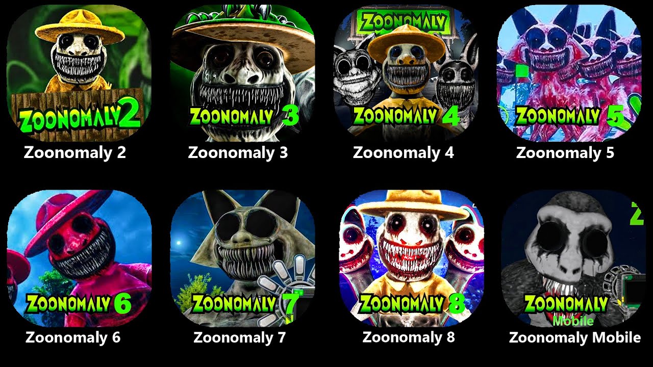 Zoonomaly Mobile Official Full Gameplay - Zoonomaly 2-8 Fanmade.Zoonomaly 2-3-4-5 Full GamePlay...