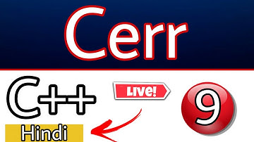 cerr in c++ | cerr and clog in c++ | How to used cerr in c++  full course C++ language for beginners