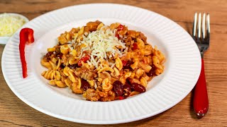 TEX MEX Chicken PASTA - schnelle Käsepasta mit Hähnchen